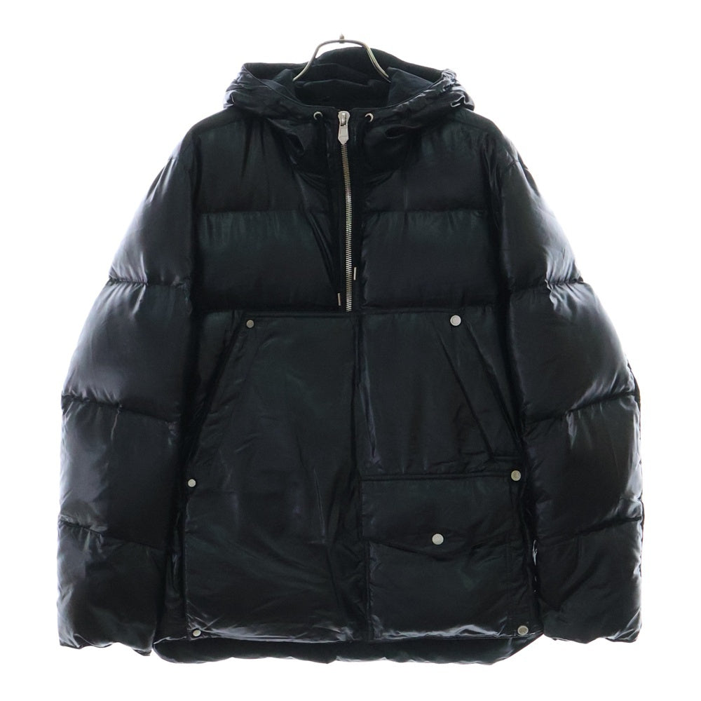HERMES(エルメス) 22AW セリエボタン 2Way ジップアップ ナイロン ダウンジャケット ブラック
