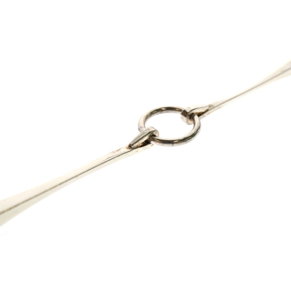 HERMES(エルメス) Clou de forge Long necklace クルー ド フォルジュ ネックレス シルバー