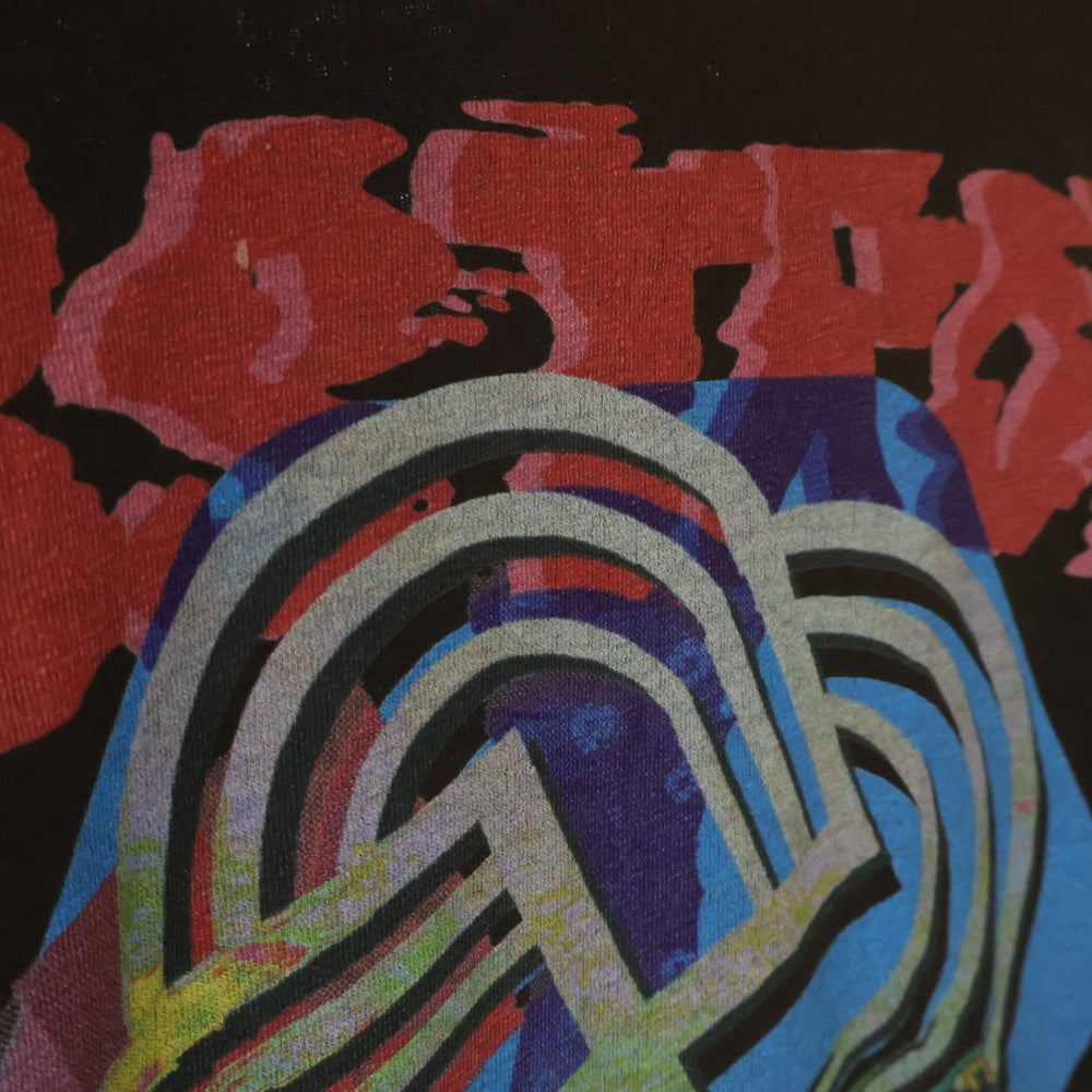 DENIM TEARS(デニムティアーズ) Bstroy フロントプリント クルーネック半袖Tシャツ ブラック