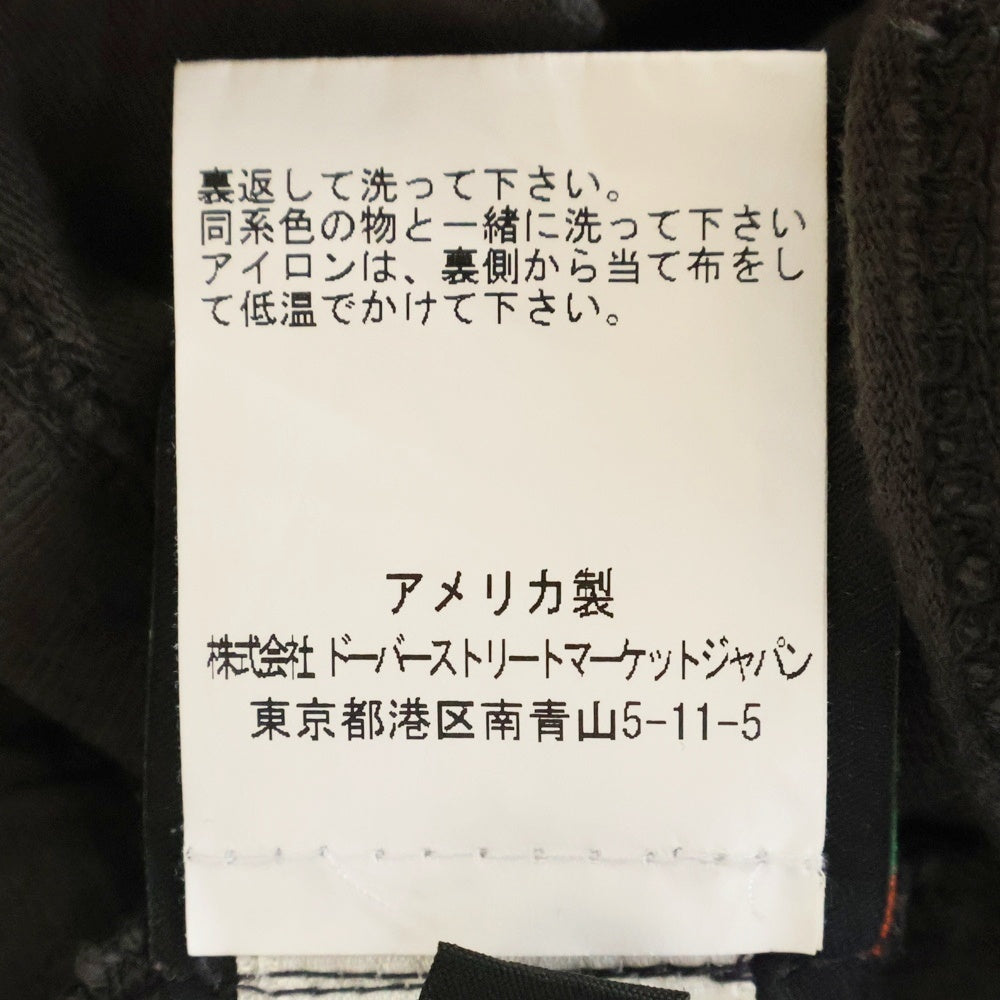DENIM TEARS(デニムティアーズ) Bstroy フロントプリント クルーネック半袖Tシャツ ブラック