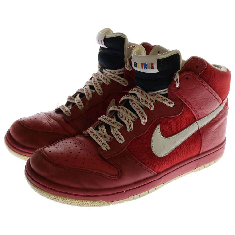 NIKE(ナイキ) DUNK HIGH SUPREME BE TRUE ダンクハイ ハイカットスニーカー バーシティレッド US10.5/28.5cm 321762-601