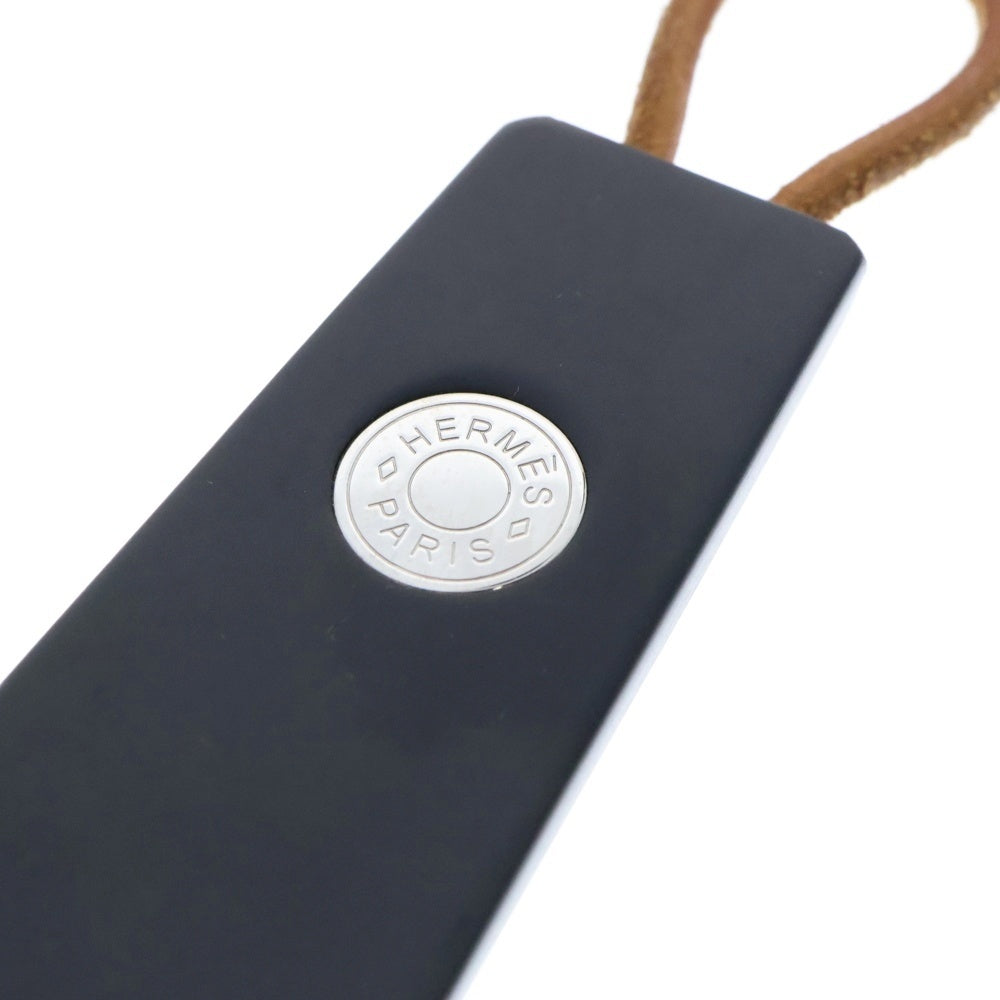 HERMES(エルメス) セリエ シューホーン 靴ベラ ショート ウッド ブラック