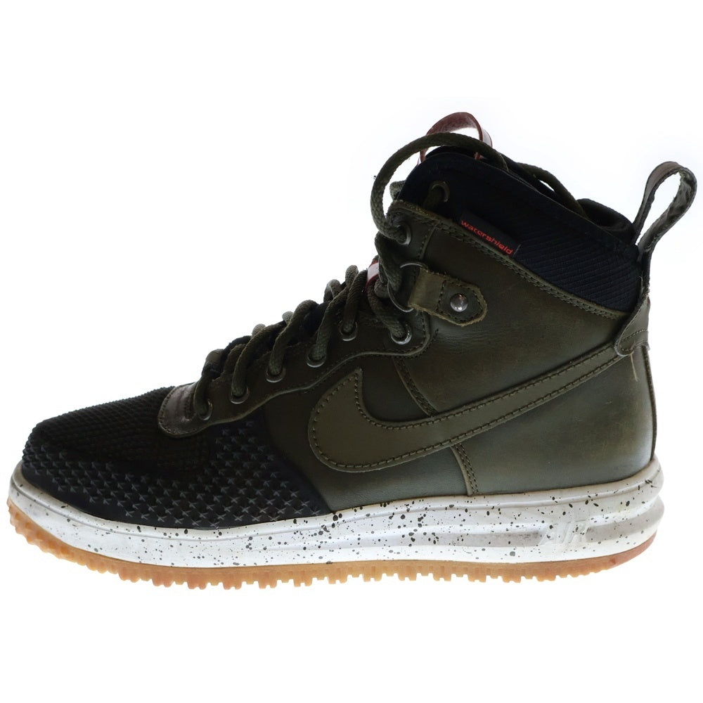 NIKE(ナイキ) LUNAR FORCE 1 DUCKBOOT ルナ フォース 1 ハイ ダックブーツ スニーカー カーキ US9.5/27.5cm 805899-001