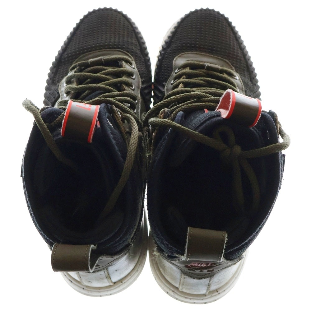 NIKE(ナイキ) LUNAR FORCE 1 DUCKBOOT ルナ フォース 1 ハイ ダックブーツ スニーカー カーキ US9.5/27.5cm 805899-001