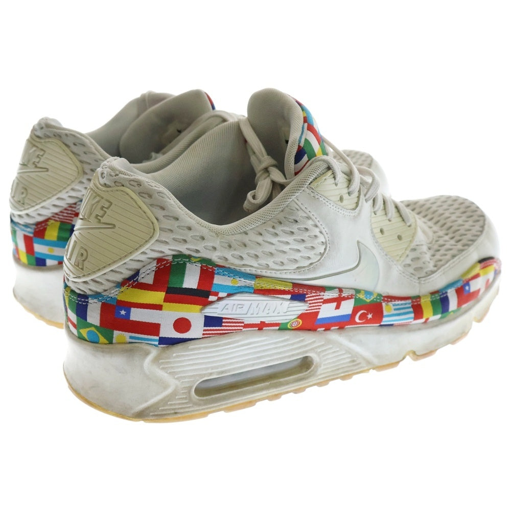NIKE(ナイキ) AIR MAX 90 NIC QS 国旗柄 エアマックス90 ローカットスニーカー ホワイト US10.5/28.5cm A05119-100