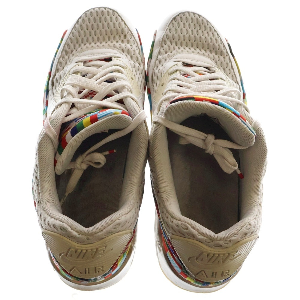 NIKE(ナイキ) AIR MAX 90 NIC QS 国旗柄 エアマックス90 ローカットスニーカー ホワイト US10.5/28.5cm A05119-100