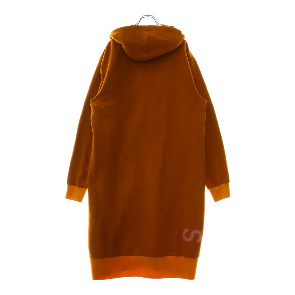 Acne Studios(アクネ ストゥディオズ) ロング丈 ジップアップパーカー オレンジ FN-MN-OUTW000082