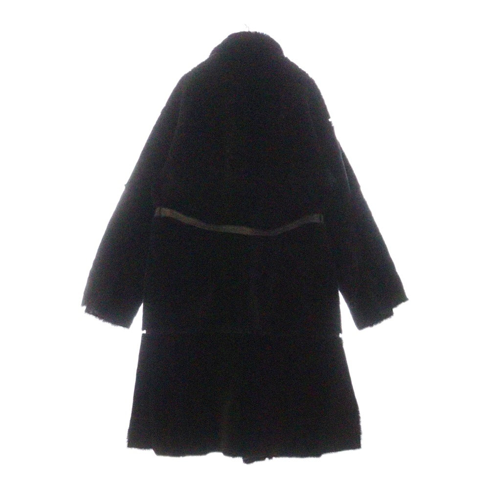 FORSOMEONE(フォーサムワン) Sheep Leather Mouton Coat シープレザー ムートン コート ブラック 78000030