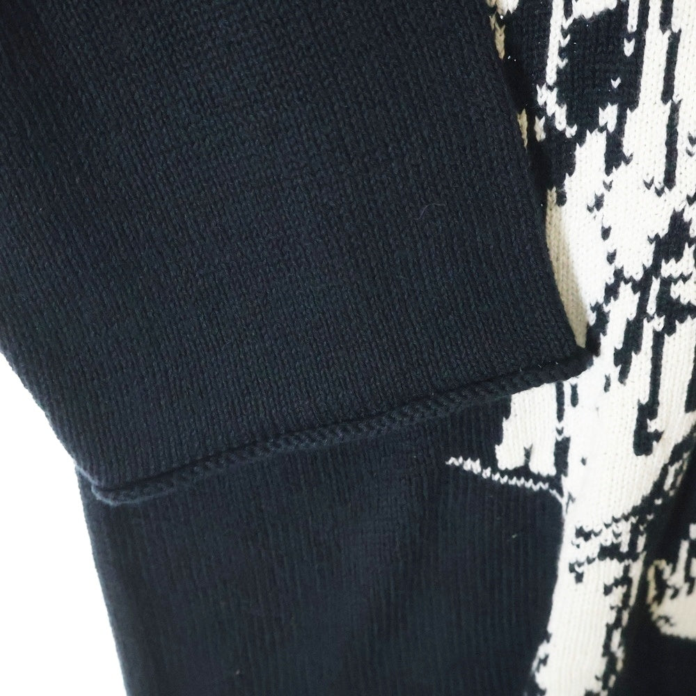 Yohji Yamamoto POUR HOMME(ヨウジヤマモト プールオム) 20SS 丸首A ニットセーター ブラック HN-K08-872