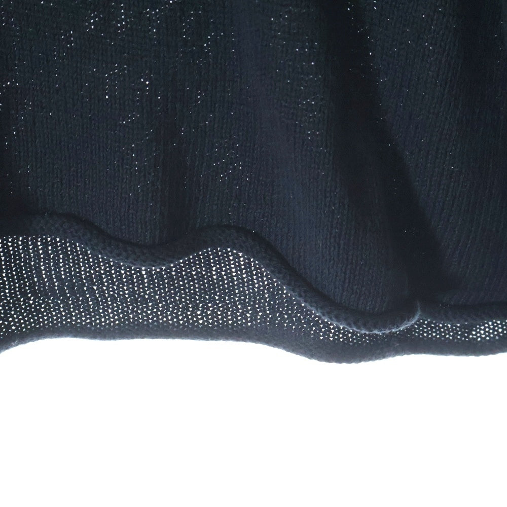 Yohji Yamamoto POUR HOMME(ヨウジヤマモト プールオム) 20SS 丸首A ニットセーター ブラック HN-K08-872
