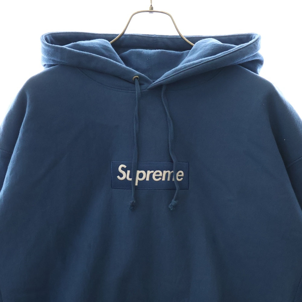 SUPREME(シュプリーム) 23AW BOX LOGO HOODED SWEATSHIRT ボックスロゴ スウェット パーカー ブルー