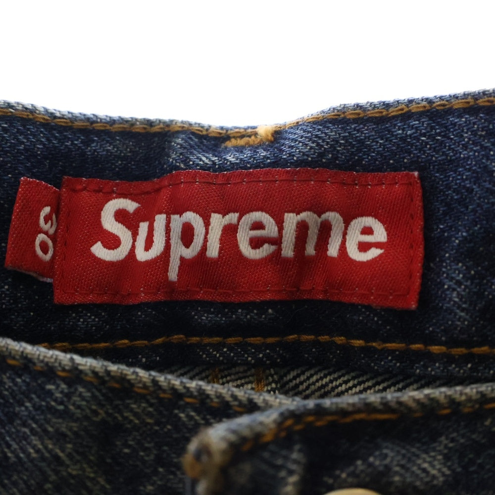 SUPREME(シュプリーム) 25SS Distressed Loose Fit Selvedge Jean ディストレスト ルーズ フィット セルビッジ ジーンズ デニムパンツ インディゴ