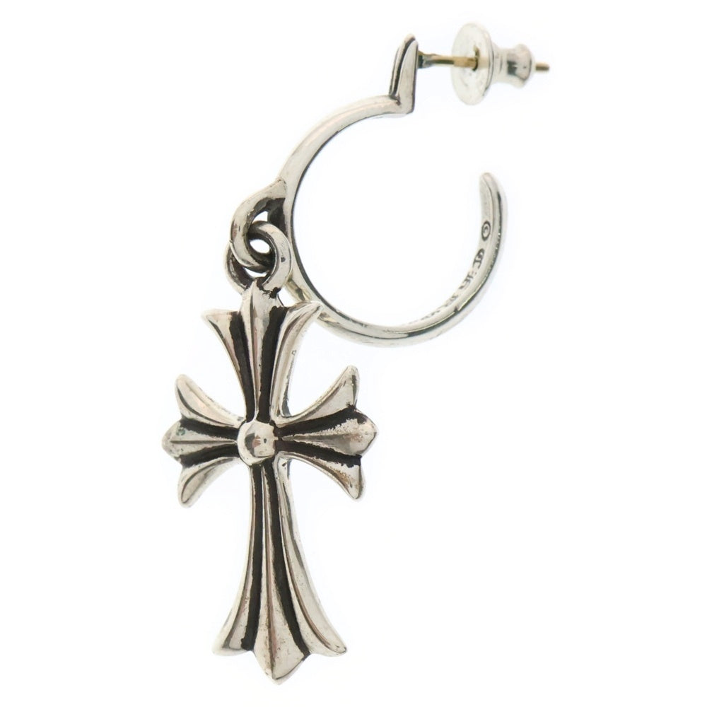 CHROME HEARTS(クロムハーツ) TINY CH CROSS タイニーCHクロス フープピアス シルバー BCA115