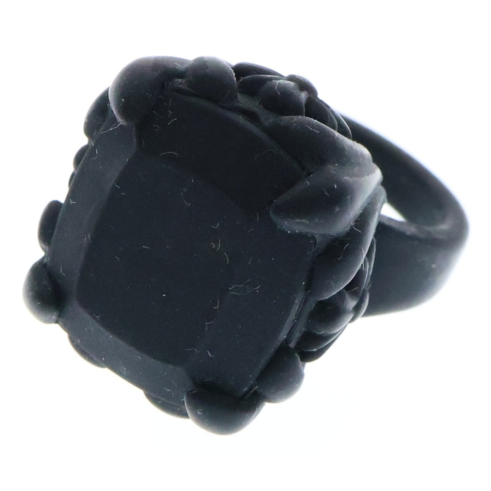 CHROME HEARTS(クロムハーツ) COCK&TAIL PLSTC RING ラバー カクテルリング ブラック