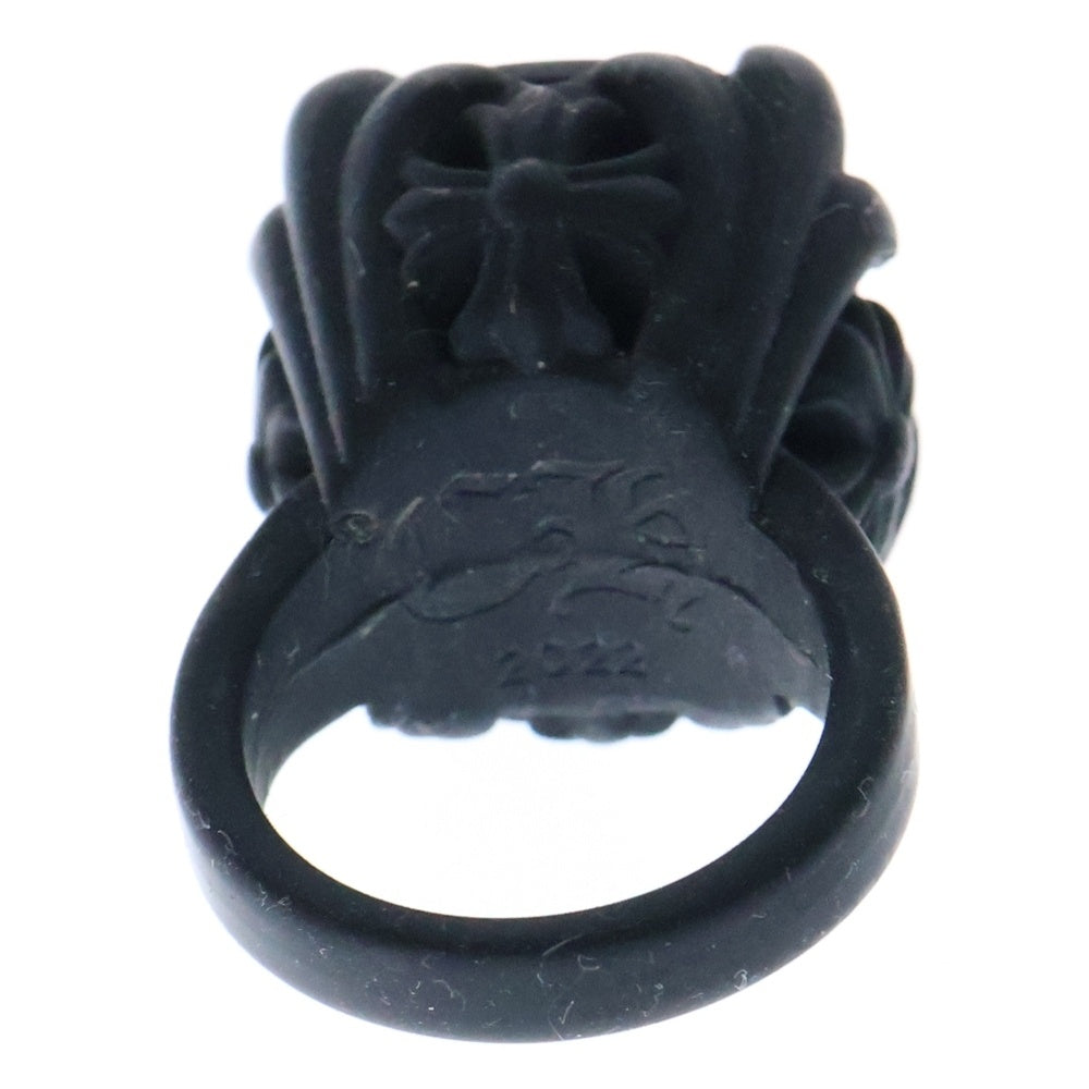 CHROME HEARTS(クロムハーツ) COCK&TAIL PLSTC RING ラバー カクテルリング ブラック