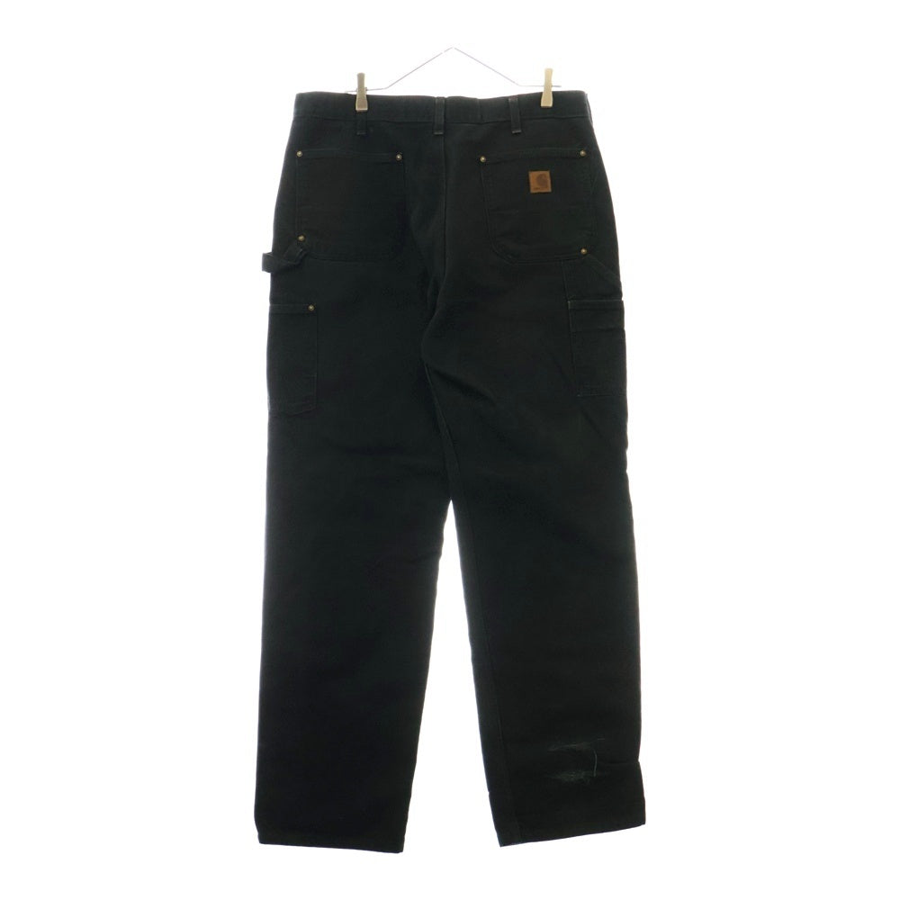 CARHARTT(カーハート) USA製 ダブルニー カーペンター ワークロングパンツ ブラック B-136