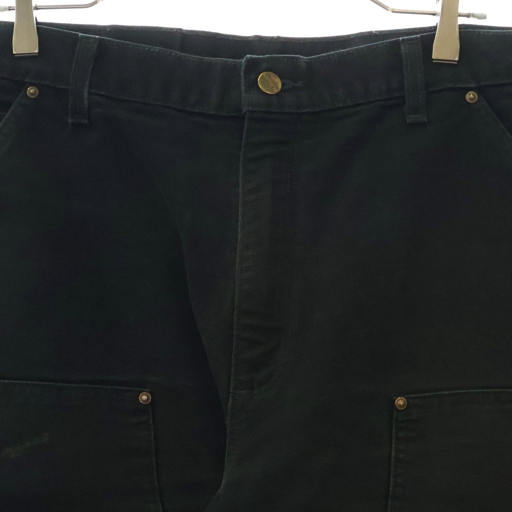 CARHARTT(カーハート) USA製 ダブルニー カーペンター ワークロングパンツ ブラック B-136