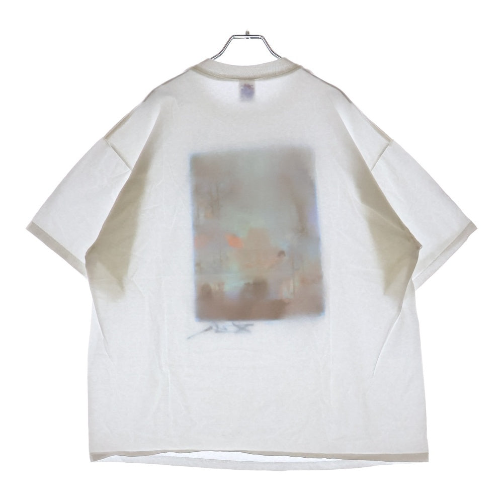 VINTAGE(ヴィンテージ) 90S VINTAGE SALVADOR DALI ヴィンテージ サルバドール ダリ コロンブス アート プリント クルーネック 半袖Tシャツ カットソー ホワイト