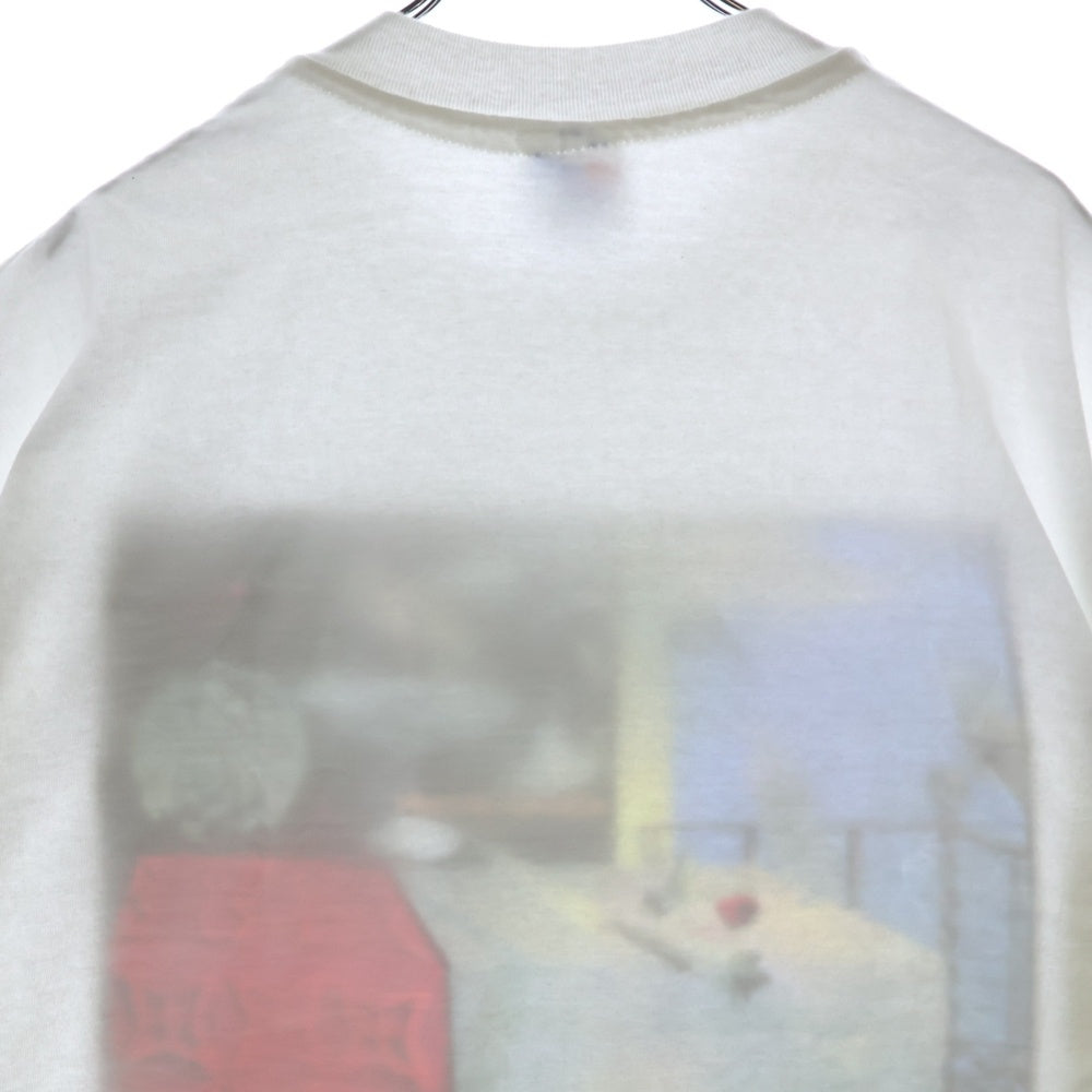 VINTAGE(ヴィンテージ) 90S VINTAGE SALVADOR DALI ヴィンテージ サルバドール ダリ アート プリント クルーネック 半袖Tシャツ カットソー ホワイト