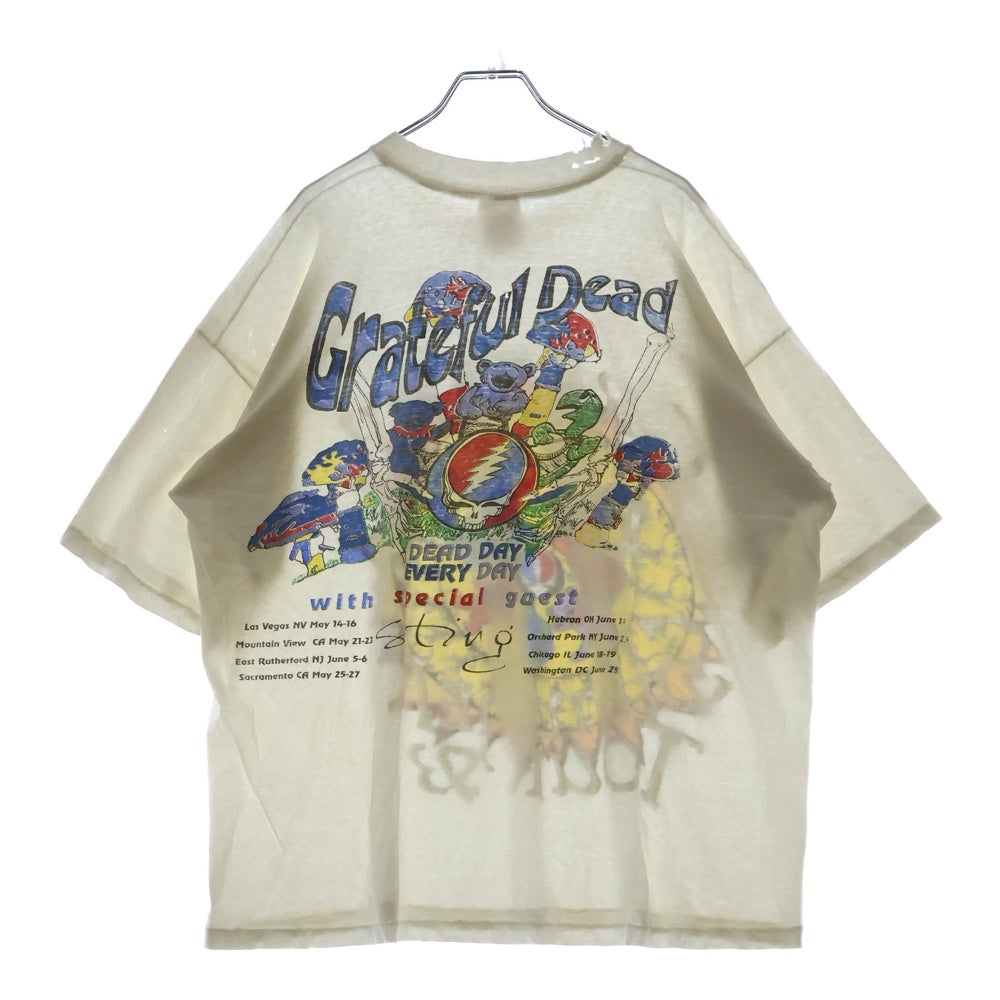 VINTAGE(ヴィンテージ) 90S VINTAGE 1993 Grateful Dead Summer Tour ヴィンテージ グレイトフル デッド サマーツアー プリント クルーネック 半袖Tシャツ カットソー ホワイト