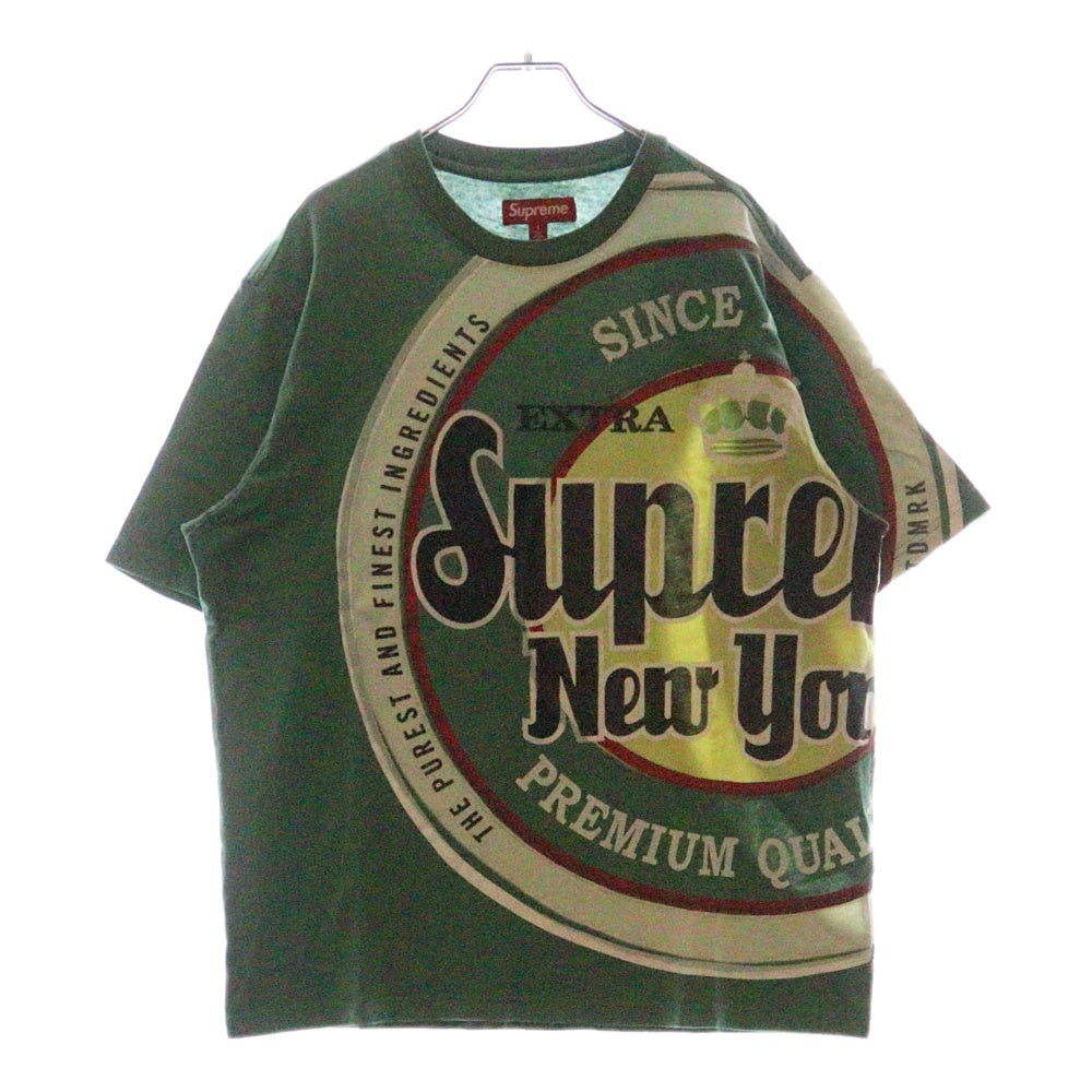 SUPREME(シュプリーム) 25SS Lager S/S Top ラガー プリント クルーネック 半袖Tシャツ カットソー グリーン