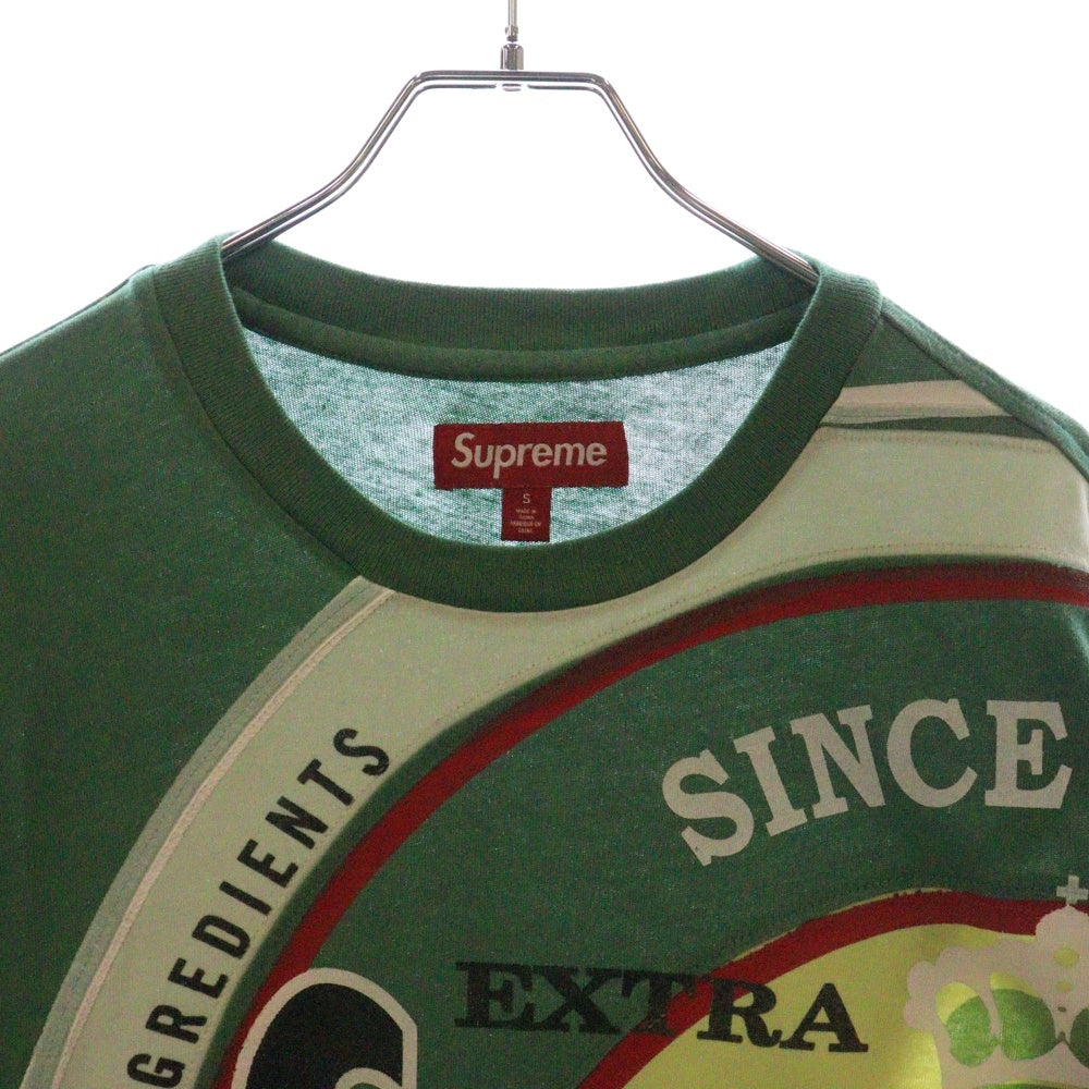 SUPREME(シュプリーム) 25SS Lager S/S Top ラガー プリント クルーネック 半袖Tシャツ カットソー グリーン