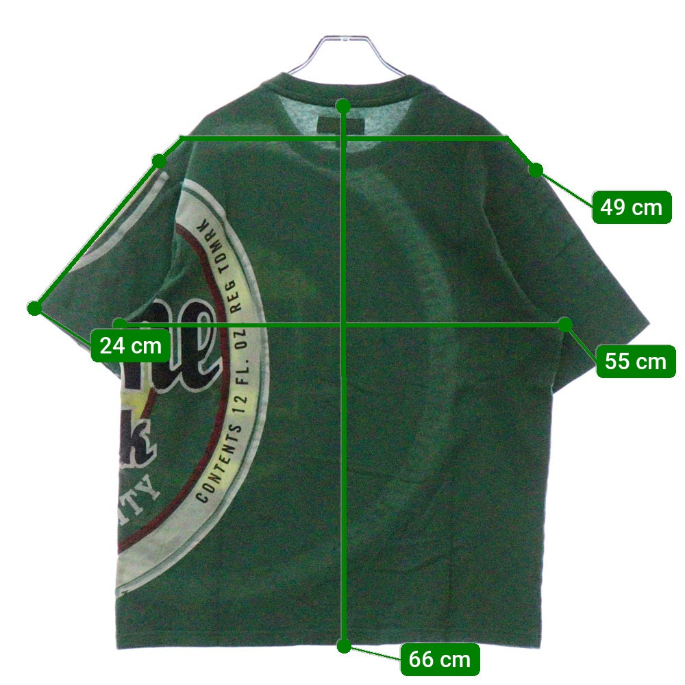 SUPREME(シュプリーム) 25SS Lager S/S Top ラガー プリント クルーネック 半袖Tシャツ カットソー グリーン