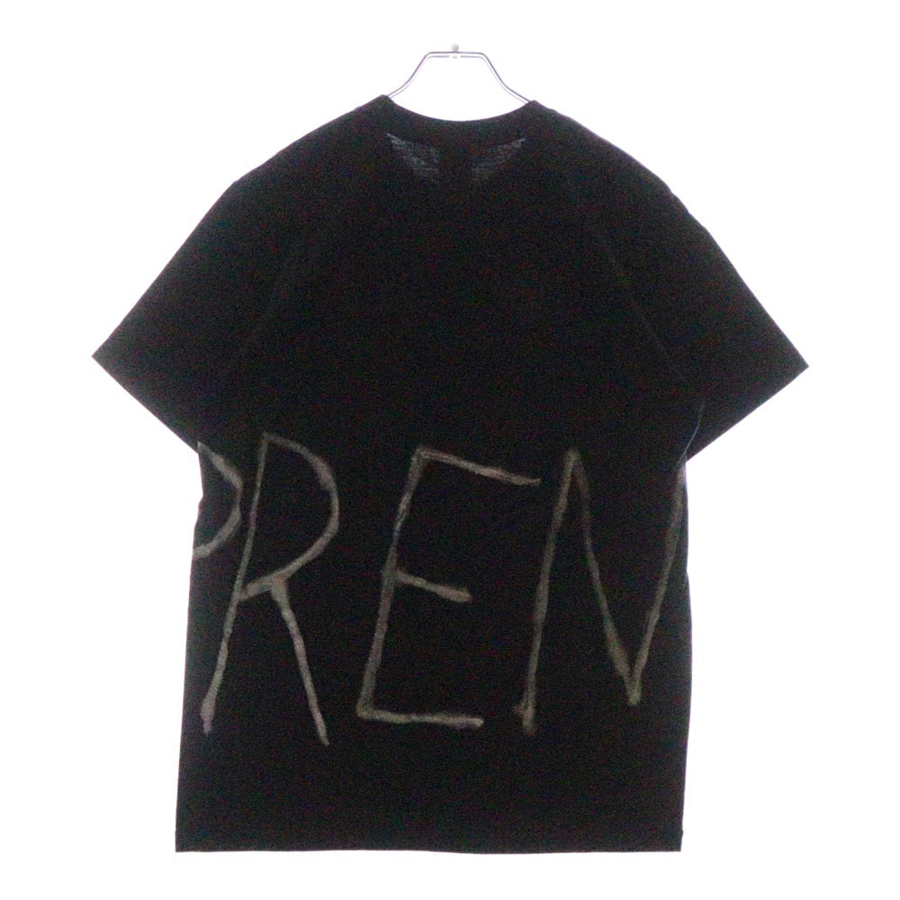 SUPREME(シュプリーム) 25SS Painted Tee ペインテッド ロゴプリント クルーネック 半袖Tシャツ カットソー ブラック