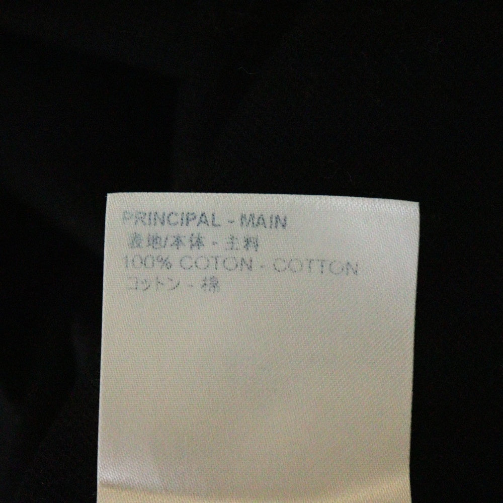 LOUIS VUITTON(ルイヴィトン) 22SS サークルロゴ刺繍 コットン 半袖ポロシャツ ブラック RM222Q JEA HAJR32