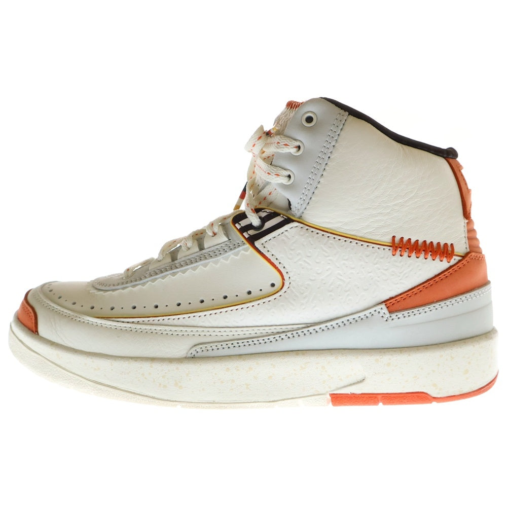 NIKE(ナイキ) AIR JORDAN2 RETRO SP MAISON CHATEAU ROUGE エアジョーダン2 レトロ ハイカットスニーカー ホワイト US7.5/25.5cm DO5254-180