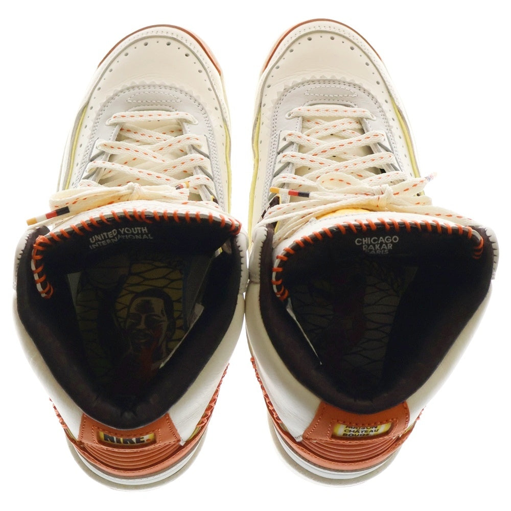 NIKE(ナイキ) AIR JORDAN2 RETRO SP MAISON CHATEAU ROUGE エアジョーダン2 レトロ ハイカットスニーカー ホワイト US7.5/25.5cm DO5254-180