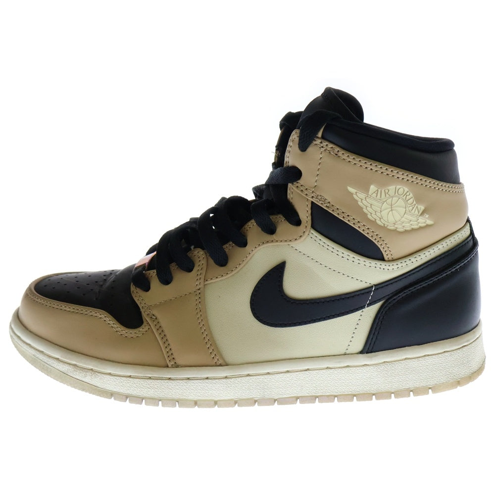 NIKE(ナイキ) WMNS AIR JORDAN 1 HIGH MUSHROOM ウィメンズ エアジョーダン1 マッシュルーム ハイカットスニーカー ベージュ/ブラック US9/26.0cm AH7389-003