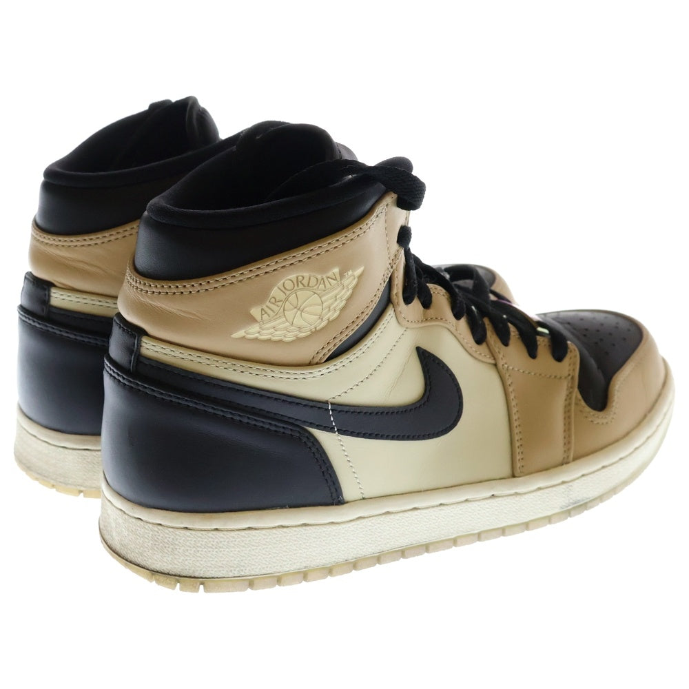 NIKE(ナイキ) WMNS AIR JORDAN 1 HIGH MUSHROOM ウィメンズ エアジョーダン1 マッシュルーム ハイカットスニーカー ベージュ/ブラック US9/26.0cm AH7389-003