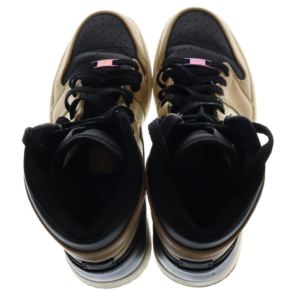 NIKE(ナイキ) WMNS AIR JORDAN 1 HIGH MUSHROOM ウィメンズ エアジョーダン1 マッシュルーム ハイカットスニーカー ベージュ/ブラック US9/26.0cm AH7389-003