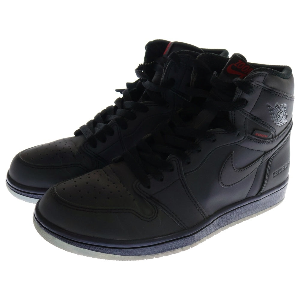 NIKE(ナイキ) AIR JORDAN 1 HIGH ZOOM R2T FEARLESS エアジョーダン1 ズーム フィアレス ハイカットスニーカー ブラック/パープル US7.5/25.5cm BV0006-900