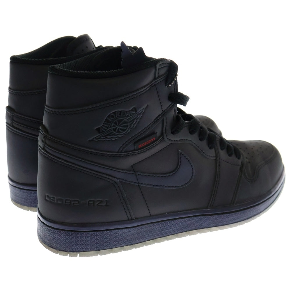 NIKE(ナイキ) AIR JORDAN 1 HIGH ZOOM R2T FEARLESS エアジョーダン1 ズーム フィアレス ハイカットスニーカー ブラック/パープル US7.5/25.5cm BV0006-900