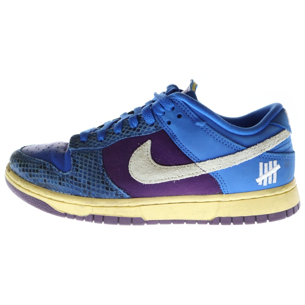 NIKE(ナイキ) ×UNDEFEATED DUNK LOW SP ROYAL アンディフィーテッド ダンク ロイヤル ローカットスニーカー ブルー US7.5/25.5cm DH6508-400