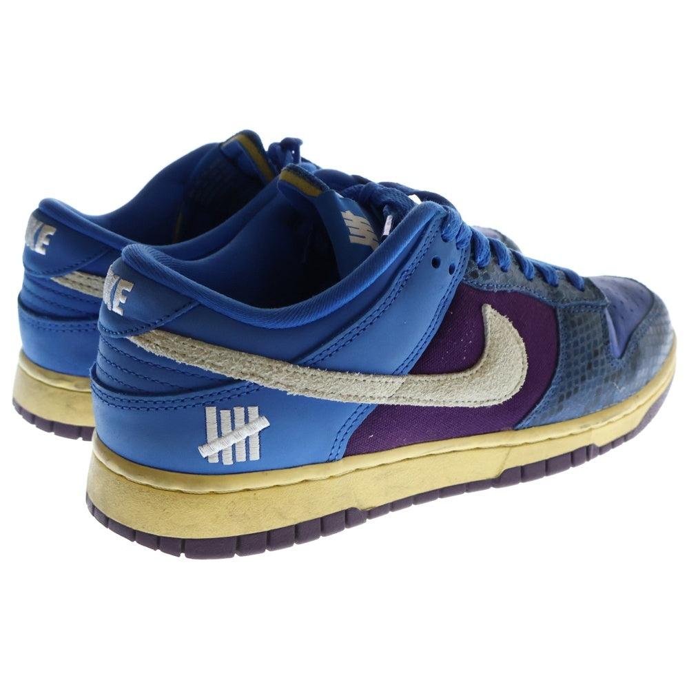 NIKE(ナイキ) ×UNDEFEATED DUNK LOW SP ROYAL アンディフィーテッド ダンク ロイヤル ローカットスニーカー ブルー US7.5/25.5cm DH6508-400