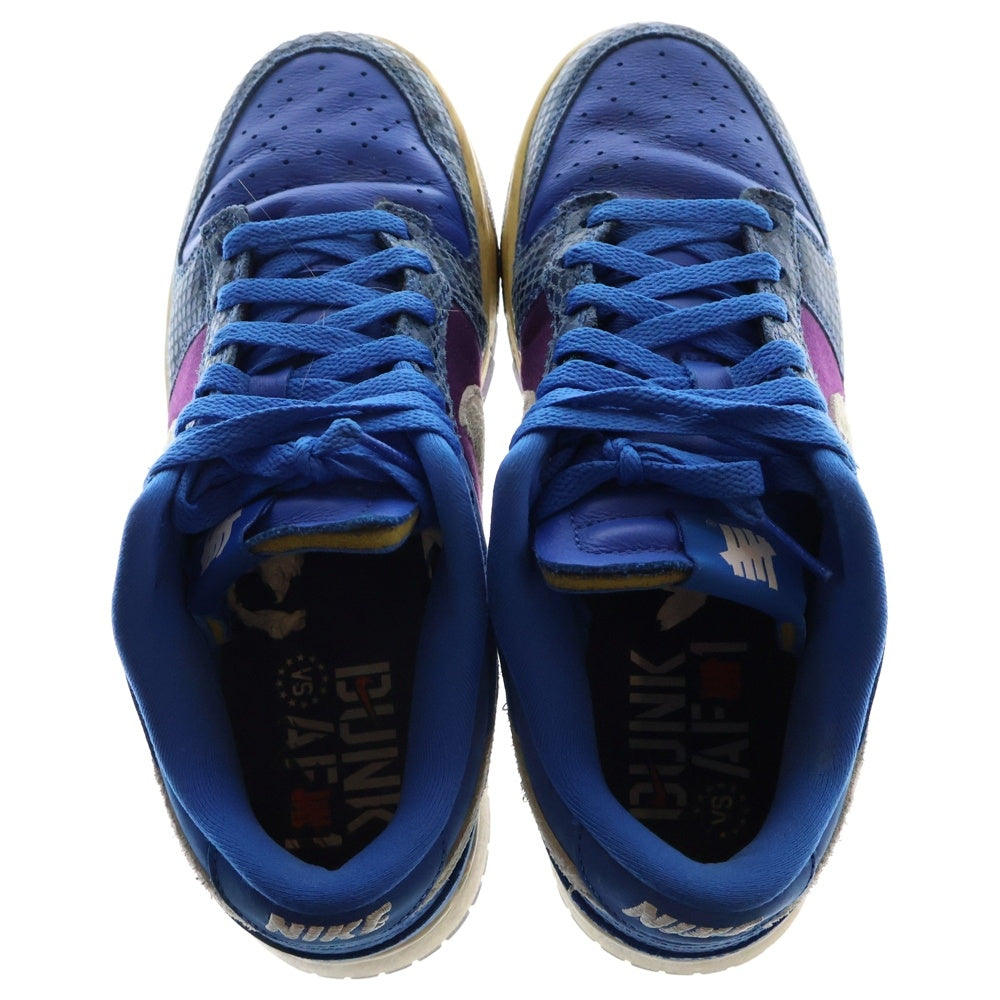 NIKE(ナイキ) ×UNDEFEATED DUNK LOW SP ROYAL アンディフィーテッド ダンク ロイヤル ローカットスニーカー ブルー US7.5/25.5cm DH6508-400