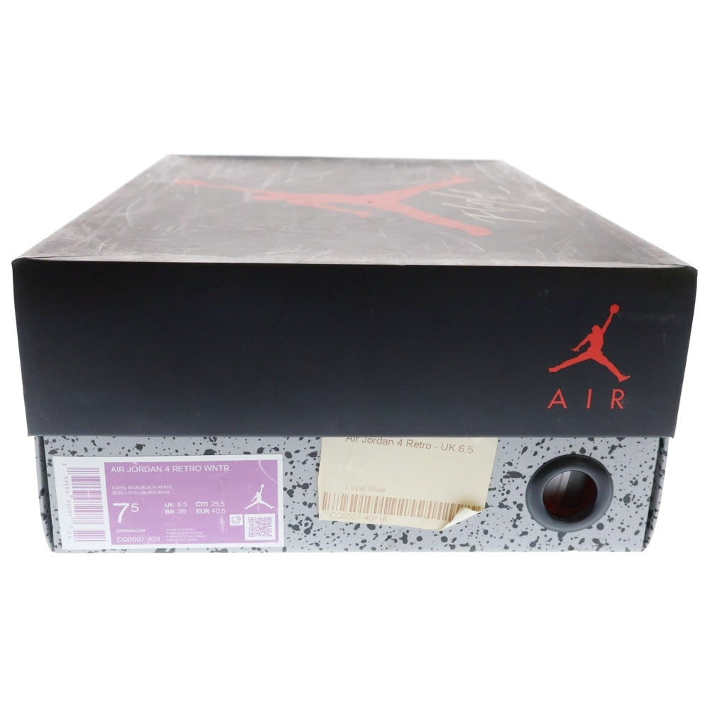 NIKE(ナイキ) AIR JORDAN 4 RETRO WNTR エアジョーダン4 ウィンター ローカットスニーカー ネイビー US7.5/25.5cm CQ9597-401