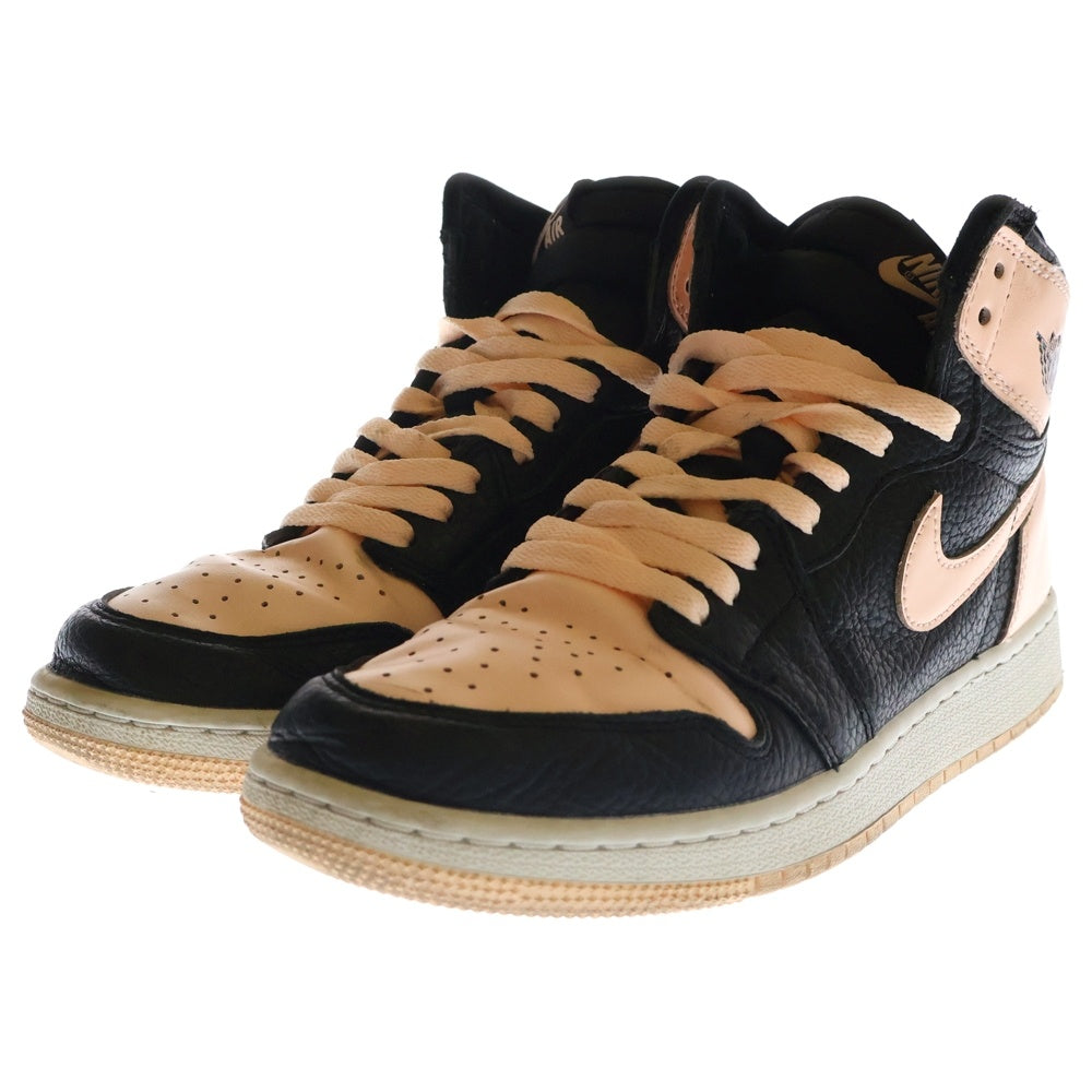 NIKE(ナイキ) AIR JORDAN 1 RETRO HIGH OG GS BLACK CRIMSON TINT エアジョーダン1 ブラッククリムゾン ティント ハイカットスニーカー US7Y/25.0cm 575441-081