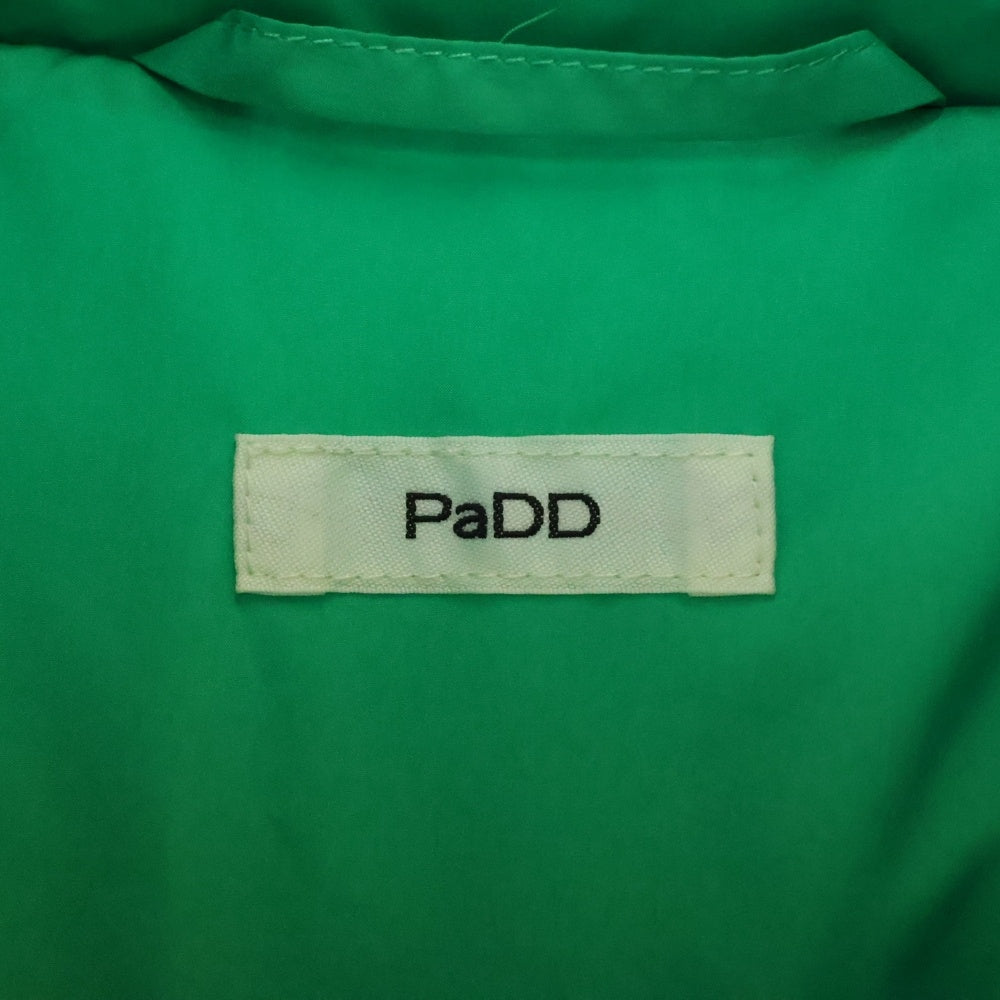 PaDD(パッド) 22AW PLYWOOD DOWN JACKET ポリエステル ダウンジャケット グリーン 22-230-35-100012