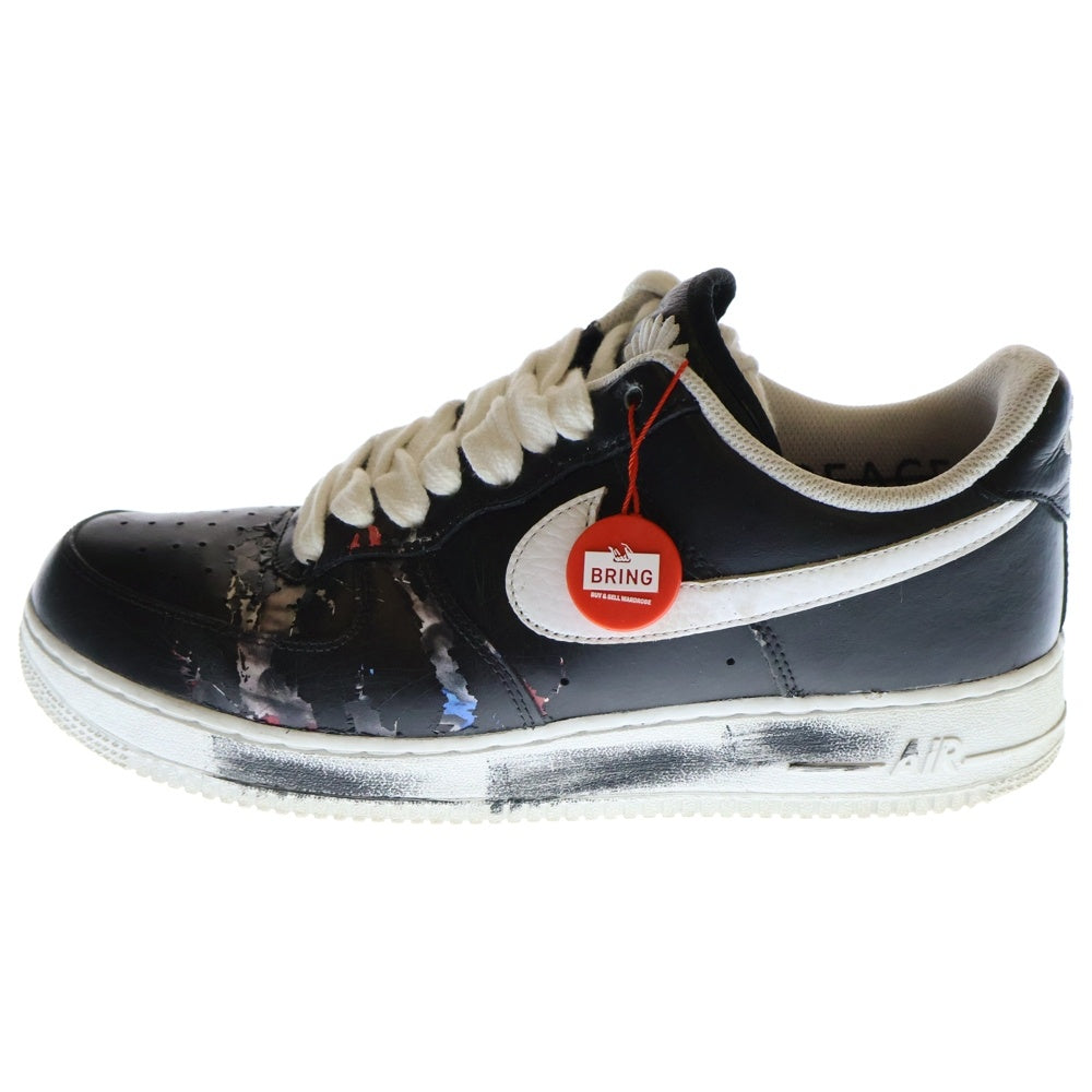 NIKE(ナイキ) ×PEACEMINUSONE AIR FORCE 1 LOW PARA NOISE ピースマイナスワン エアフォース1 パラノイズ ローカットスニーカー ブラック US11/29cm AQ3692-001