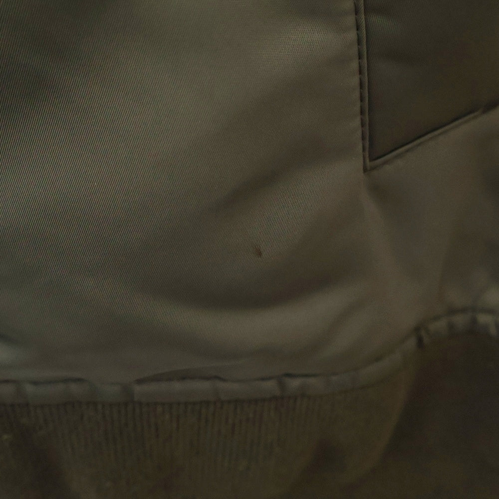Sacai(サカイ) 22AW Nylon twill mix Blouson ナイロン ツイル ミックス ドッキング ブルゾン ジップアップ ボンバージャケット カーキ 22-02824M