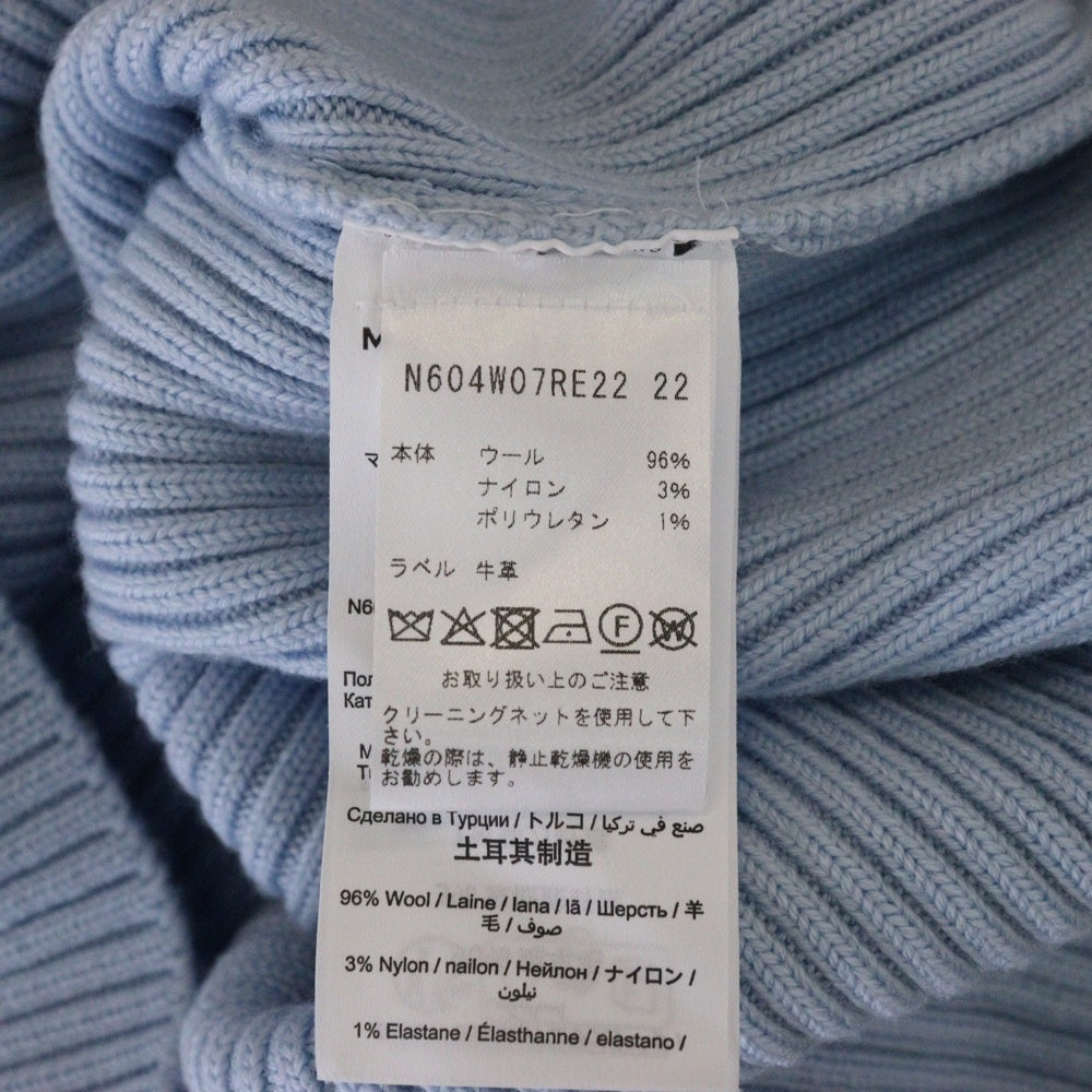 MARC JACOBS(マークジェイコブス) タートルネック ニットセーター ブルー レディース