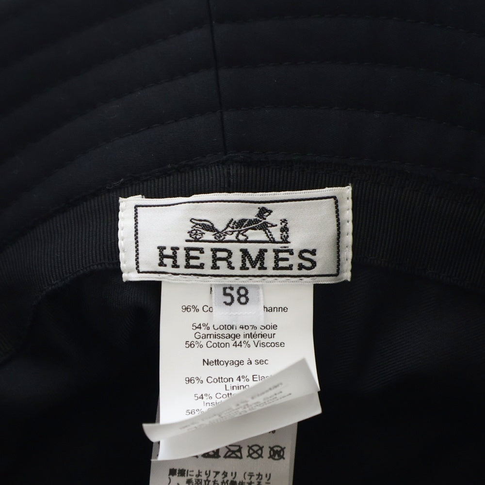 HERMES(エルメス) ハーパー・エミール バケットハット ブラック