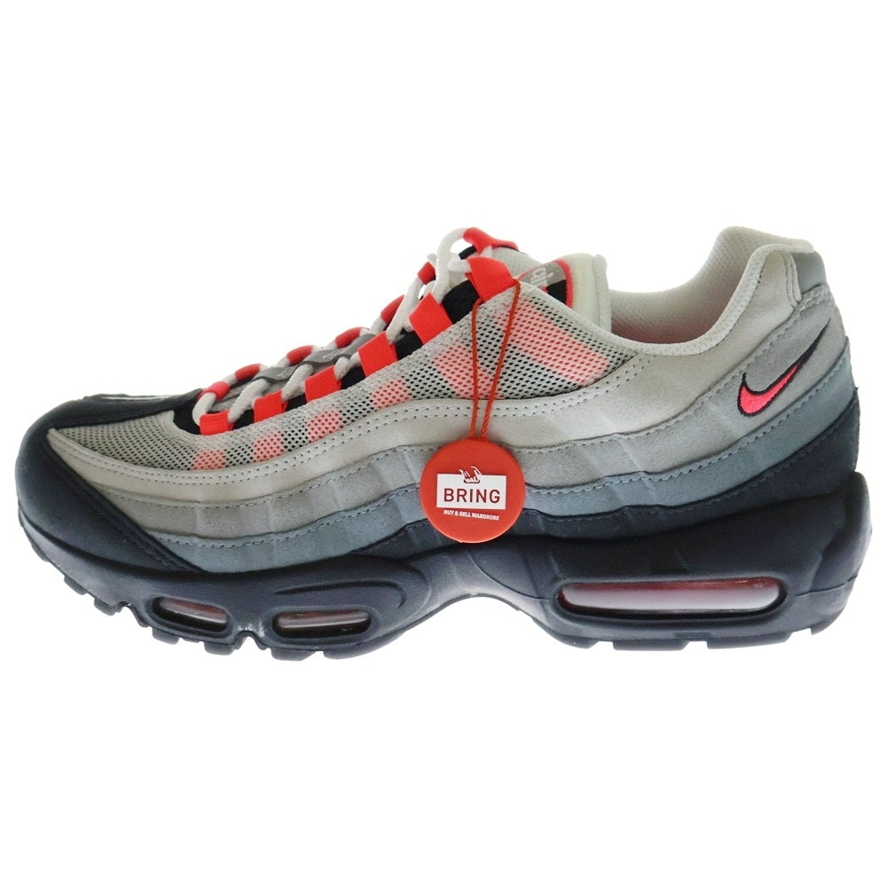 NIKE(ナイキ) AIR MAX 95 SOLAR RED エアマックス95 ソーラーレッド ローカットスニーカー レッド/ホワイト US8.5/26.5cm 609048-106