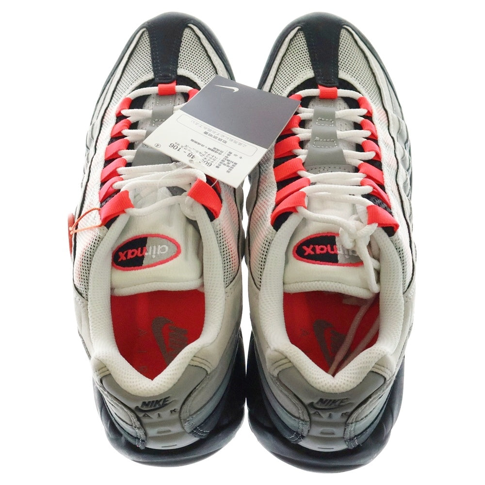 NIKE(ナイキ) AIR MAX 95 SOLAR RED エアマックス95 ソーラーレッド ローカットスニーカー レッド/ホワイト US8.5/26.5cm 609048-106