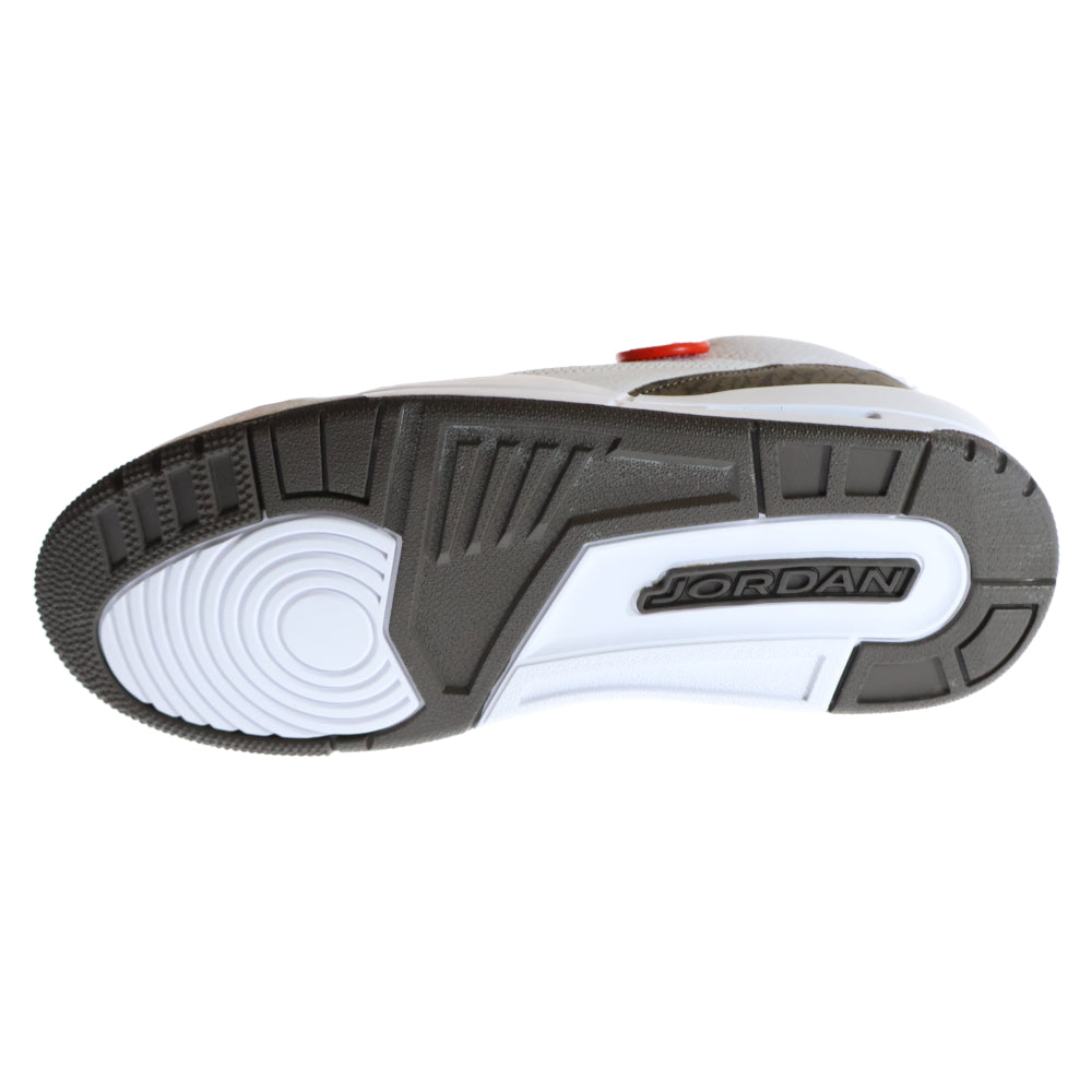 NIKE(ナイキ) AIR JORDAN 3 RETRO MOCHA エアジョーダン 3 モカ ミドルカットスニーカー ホワイト/ブラウン US9/27cm 136064-122