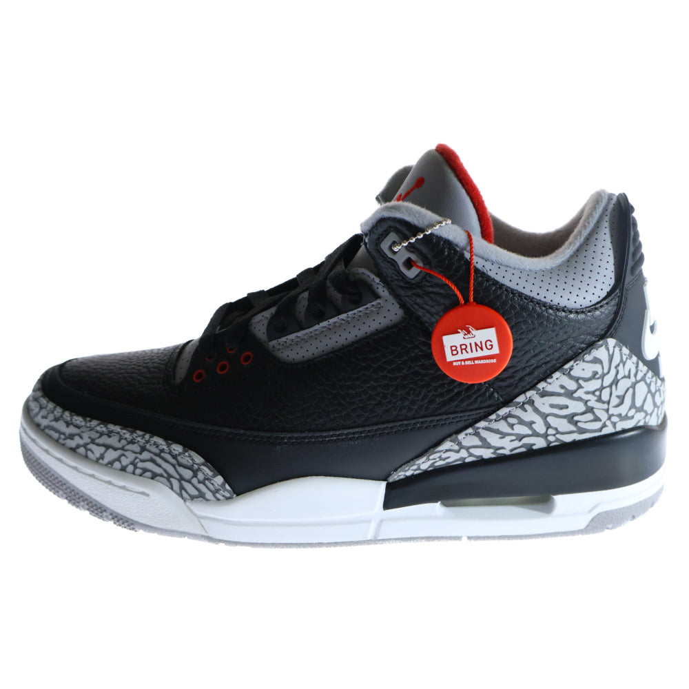 NIKE(ナイキ) AIR JORDAN 3 RETRO OG エアジョーダン ハイカットスニーカー ブラック/グレー US9/27cm 854262-001